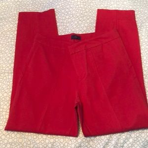 NWOT NYDJ red crop pants